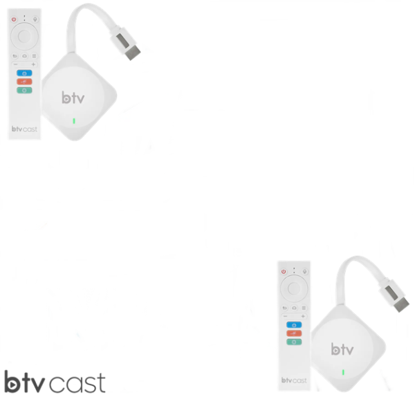 Dois Btv Cast UHD 4K 8GB Wi-Fi Dual Band